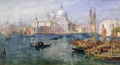 St. Maria della Salute, Venice by Edward Angelo Goodall